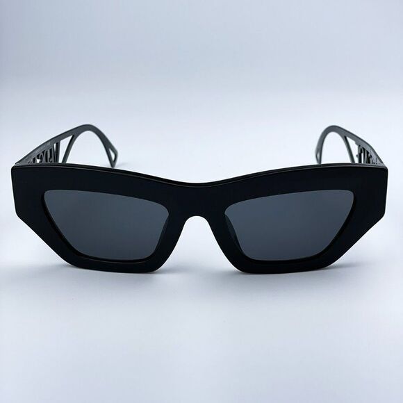 NEW Versace VE4432U 523287 Black Dark Grey Cat Eye Unisex Sunglasses